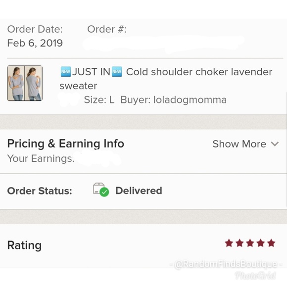 Cold shoulder choker gray lavender sweater - Picture 4 of 7